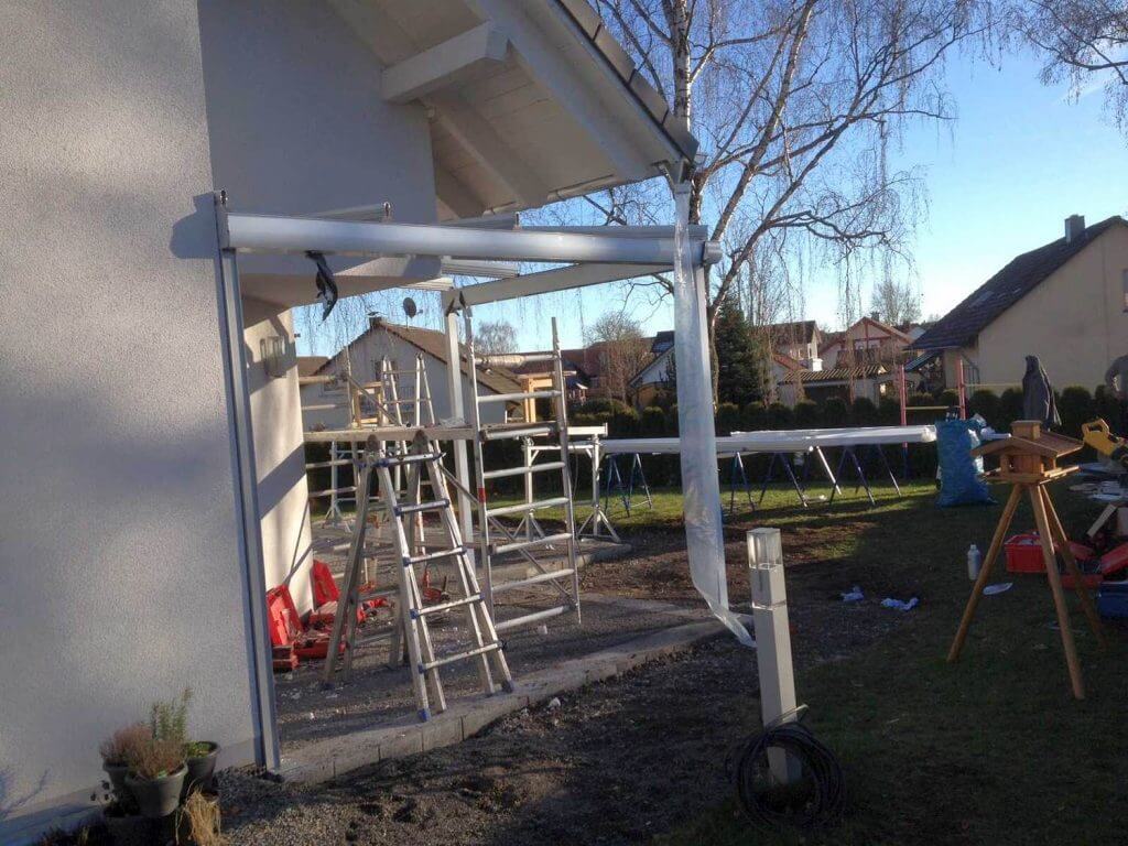 Montagebeginn in Böblingen