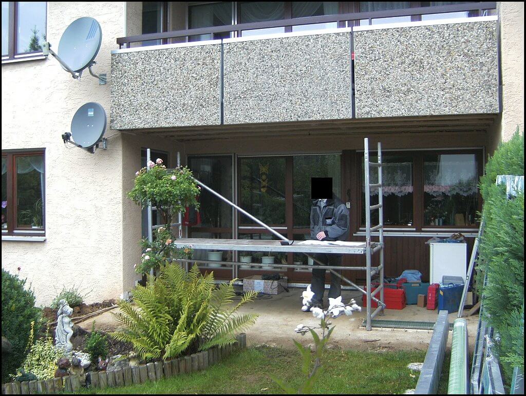 Montagebeginn in Bönnigheim