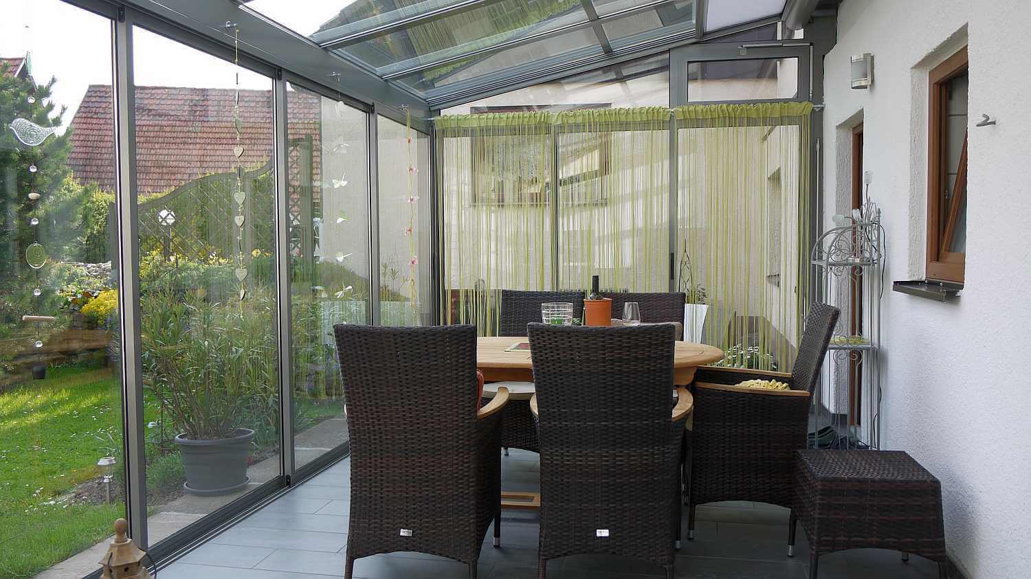 Innenansicht Kaltwintergarten in Reutlingen