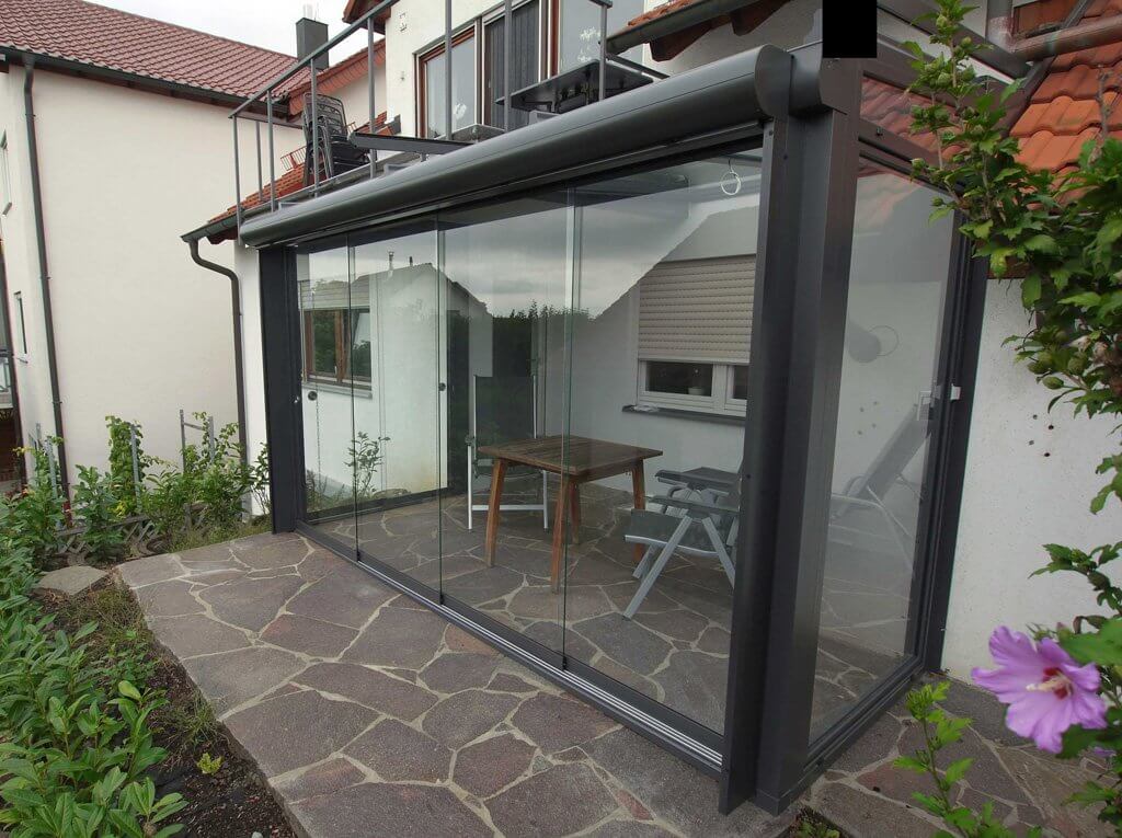 Ganzglasschiebetüre S16