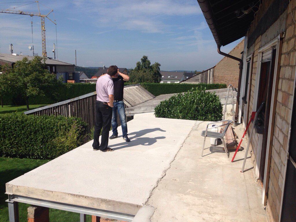 Beim Aufmass in Neckarsulm