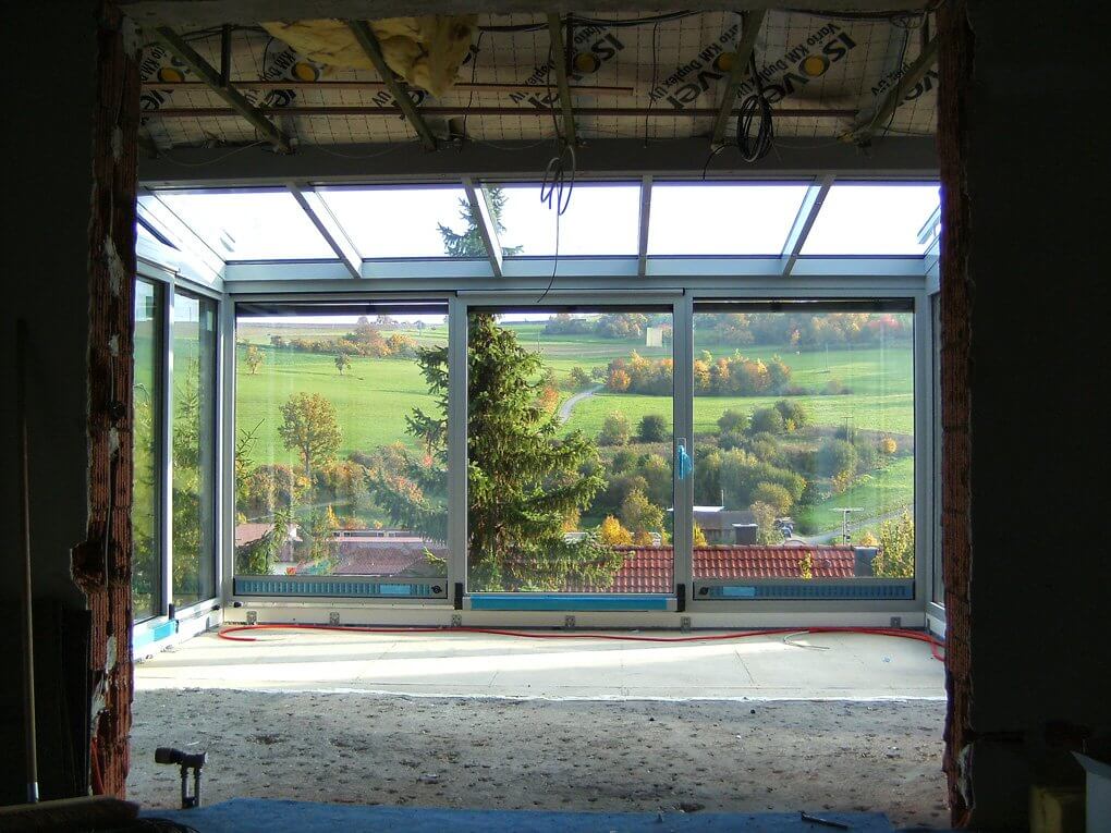 Wintergarten Montage in Sinsheim