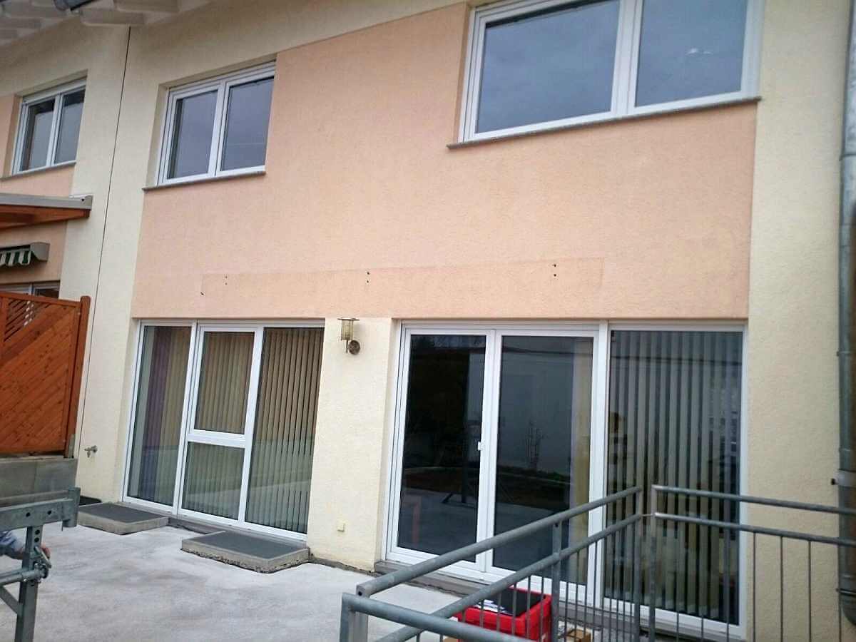 Montagebeginn in Marbach