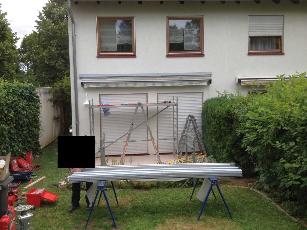 Montagebeginn in Obersulm