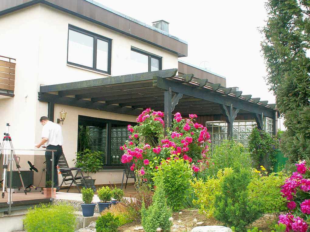 Beim Aufmass in Vaihingen