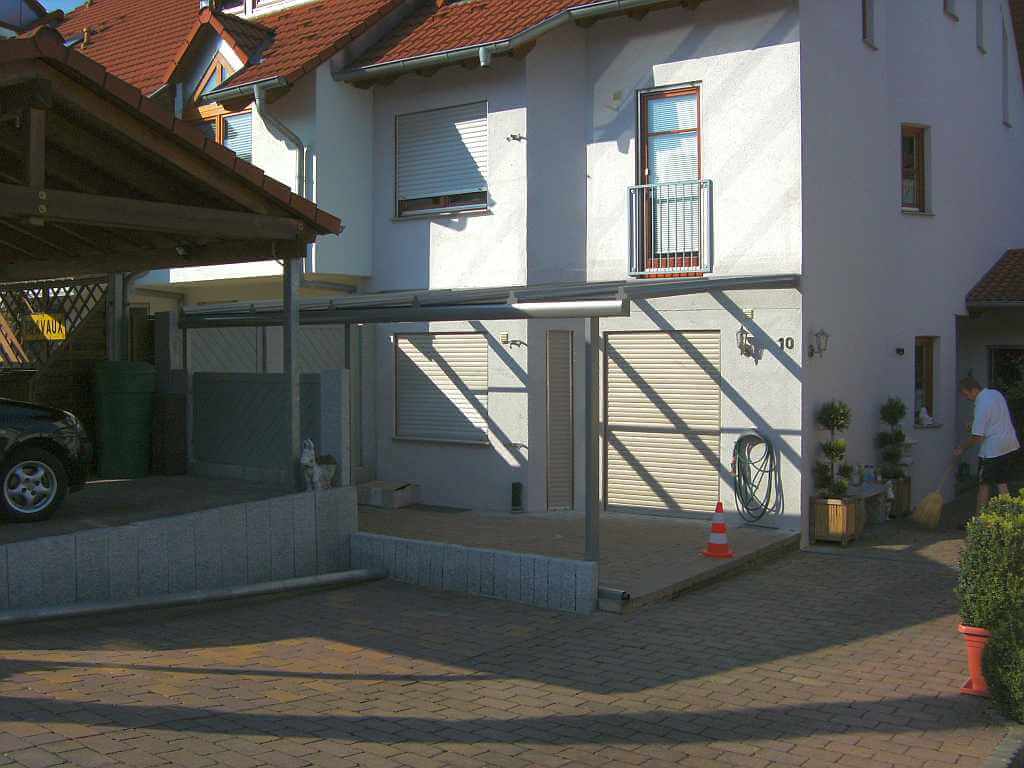 Das Terrassendach in Künzelsau