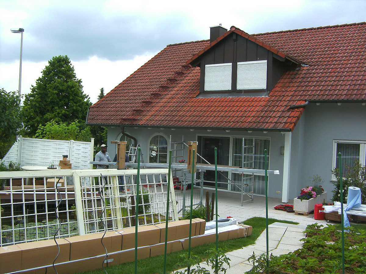 Montagebeginn in Heilbronn