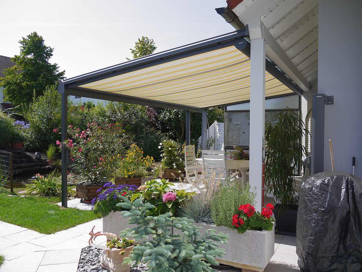Terrassendach Heilbronn mit Beschattung