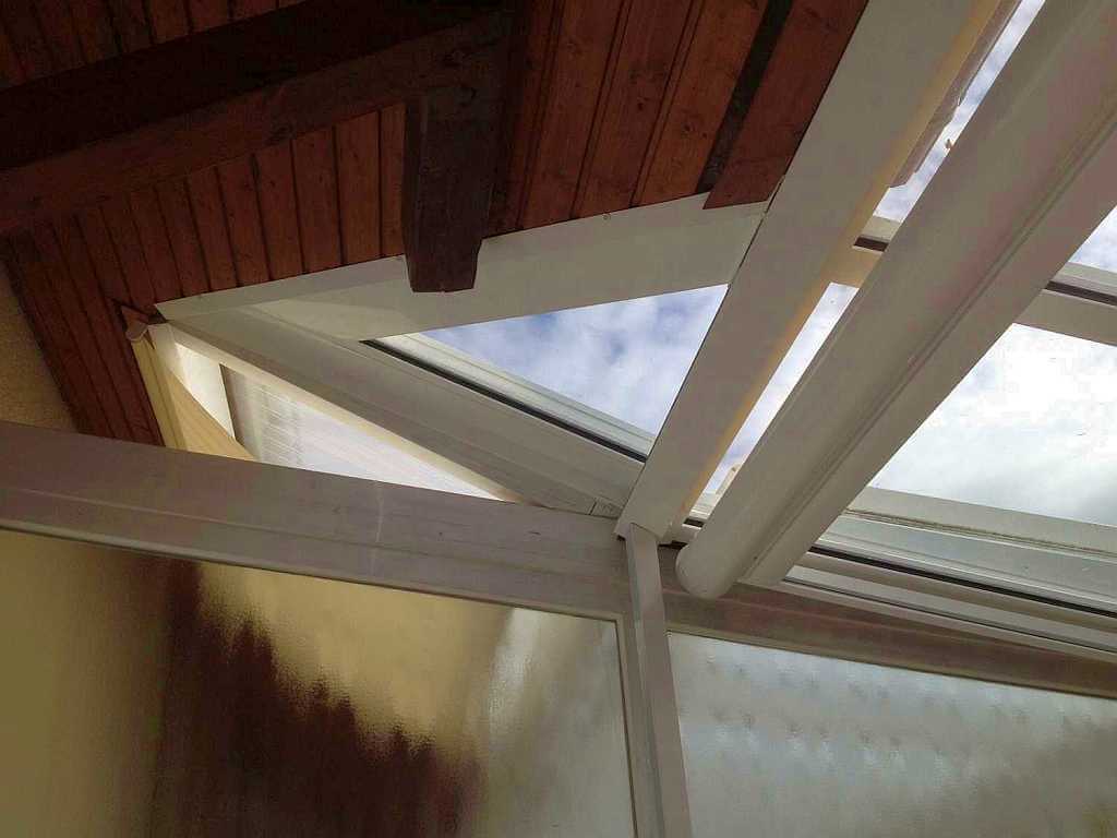 Dachanschluss am Hausdach