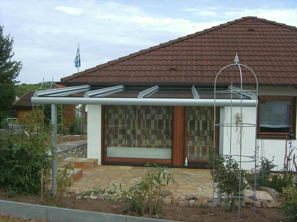 Das Terrassendach in Mühlacker