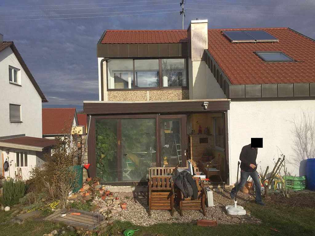 Beim Aufmass in Möglingen