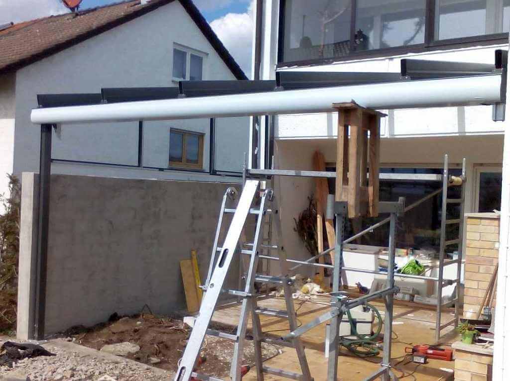 Montagebeginn in Möglingen