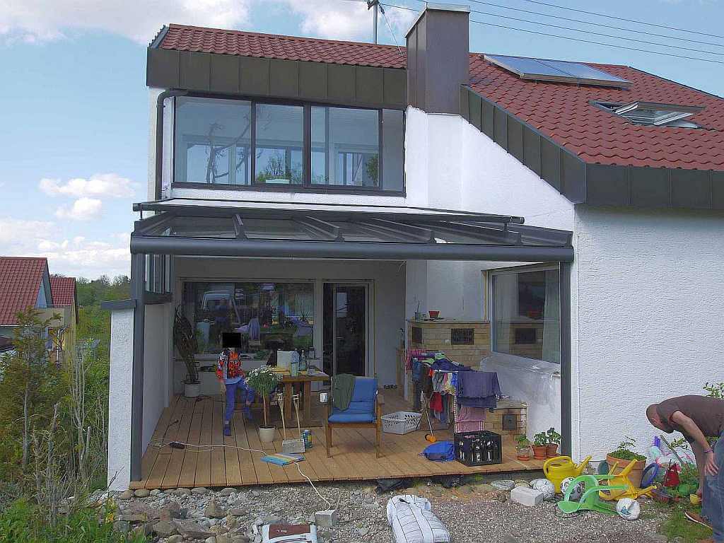 Möglingen, dass Terrassendach