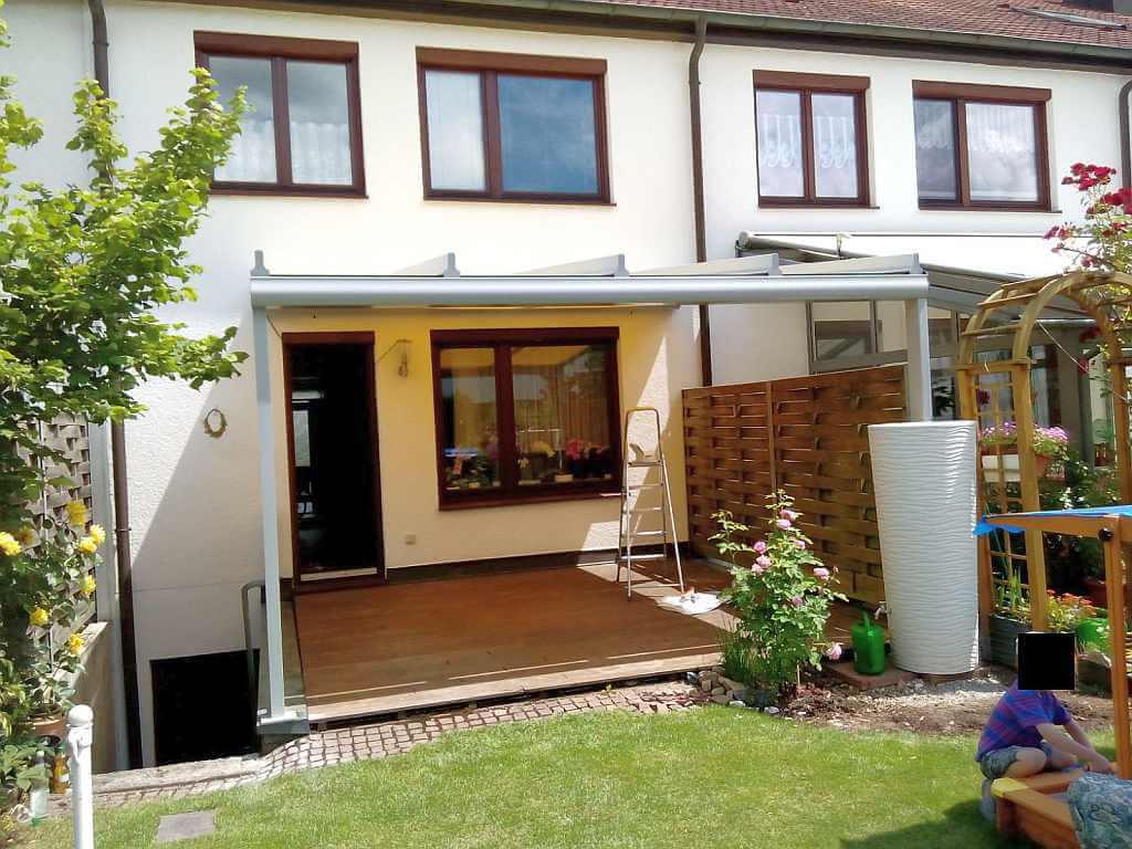 Das Terrassendach in Oedheim