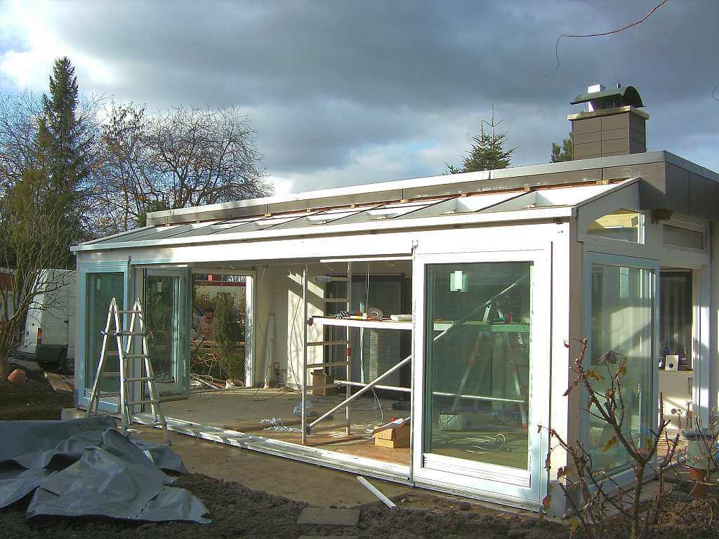 Montage der Konstruktion