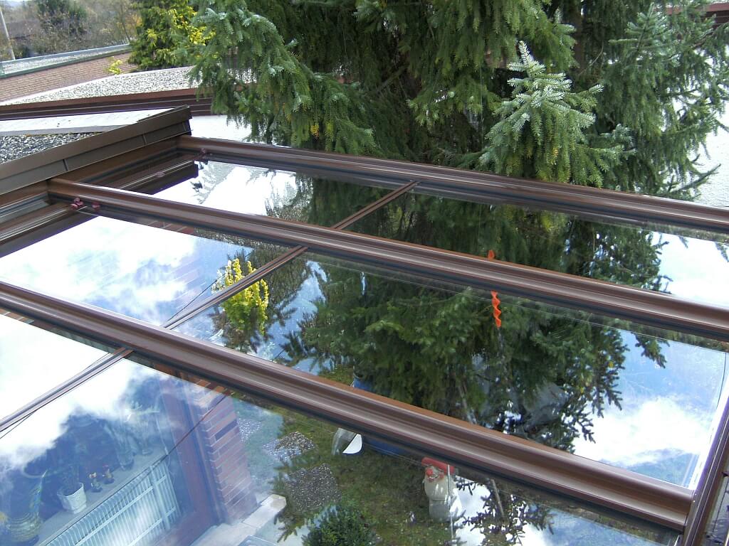 Dachkonstruktion von oben in Lauffen am Neckar