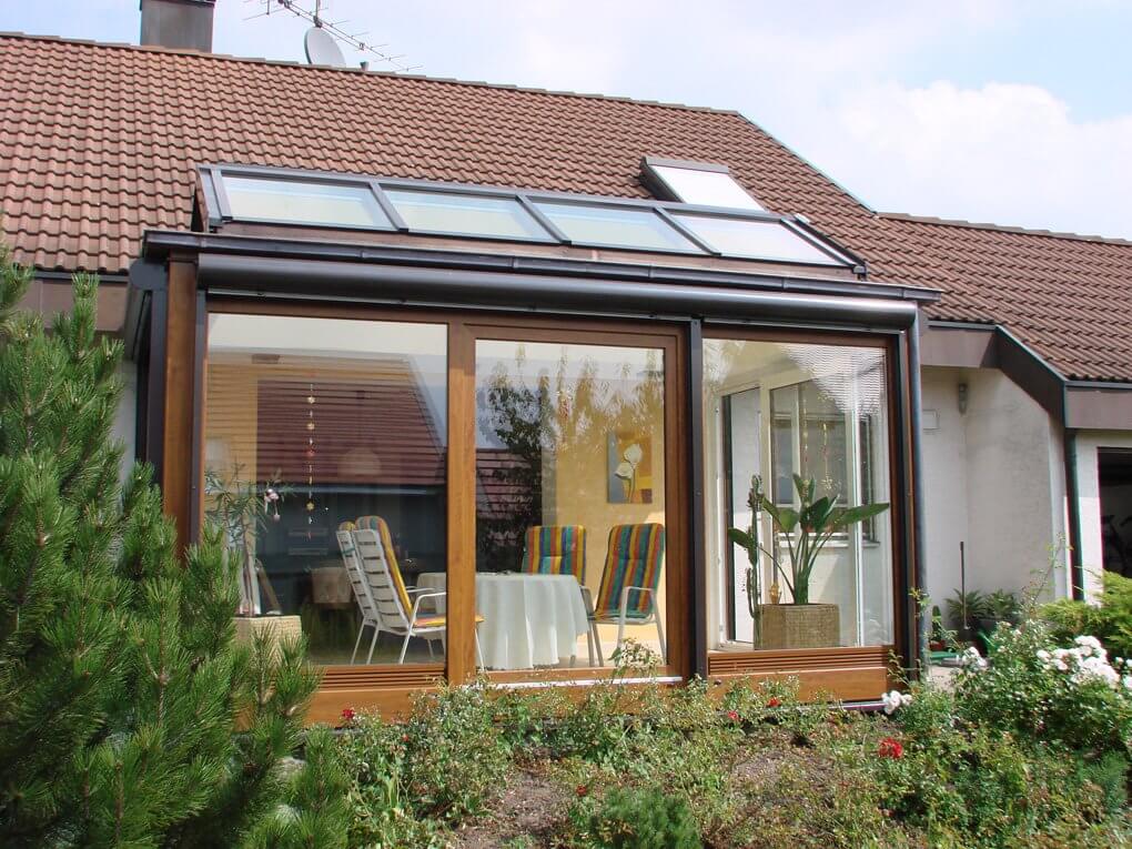 Der Flachdachwintergarten in Heidelberg