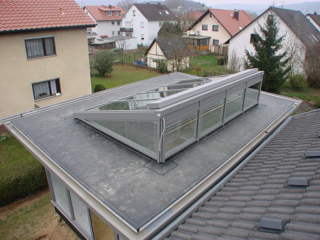 Dachansicht von oben