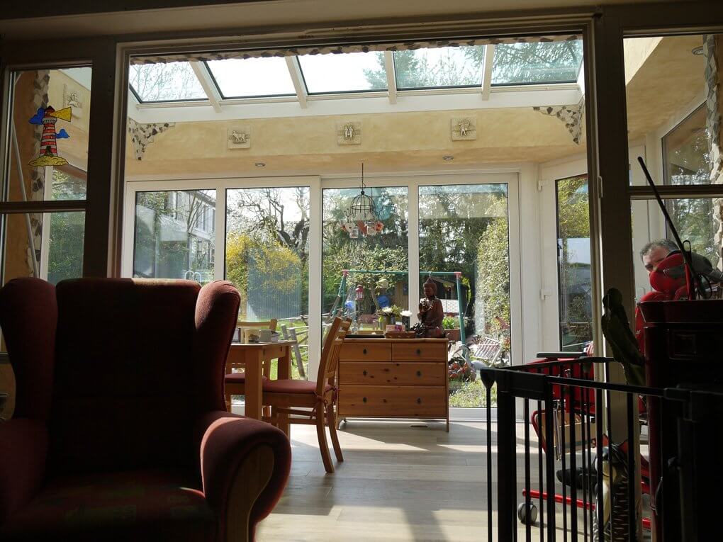 Innenansicht vom Wintergarten in Ludwigsburg