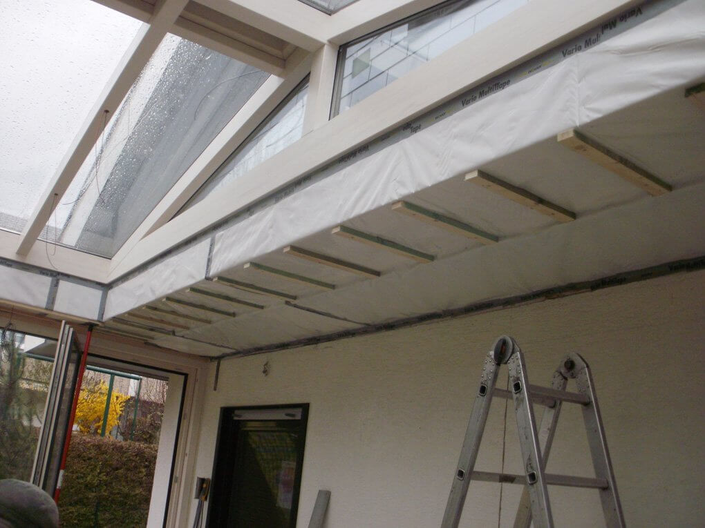 Innenausbau am Wintergarten