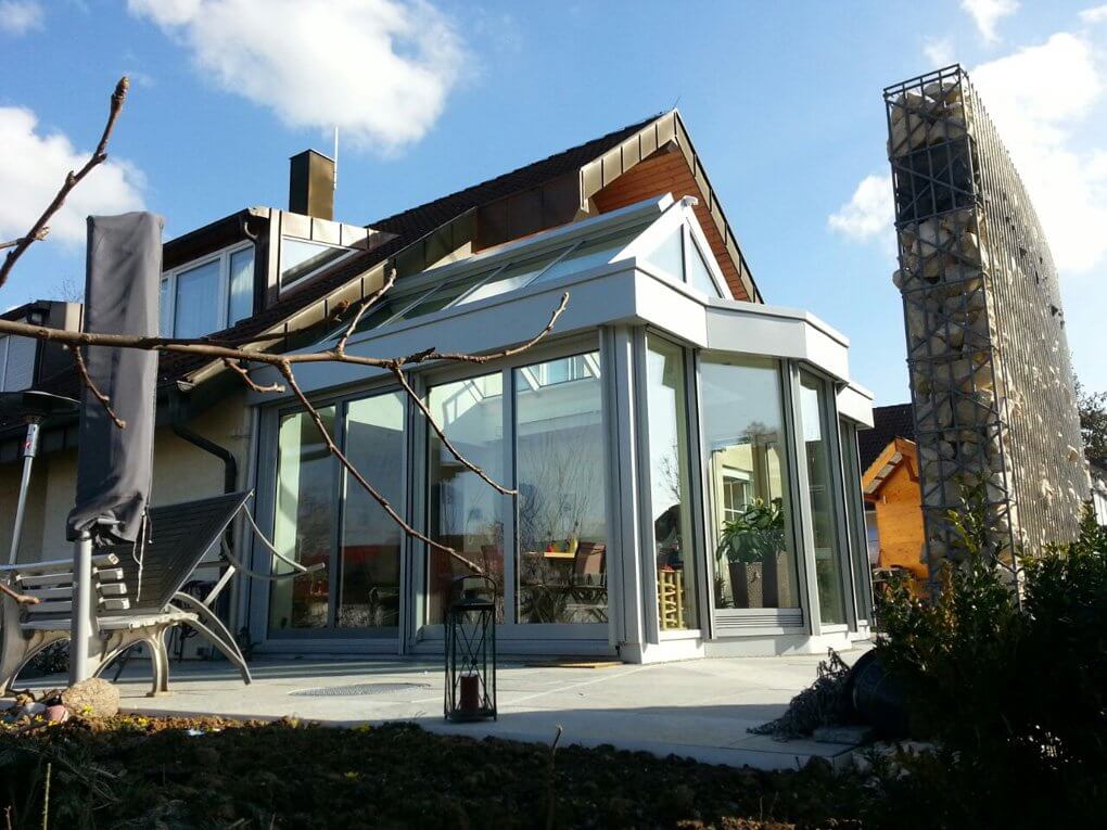 Der Flachdachwintergarten in Stuttgart