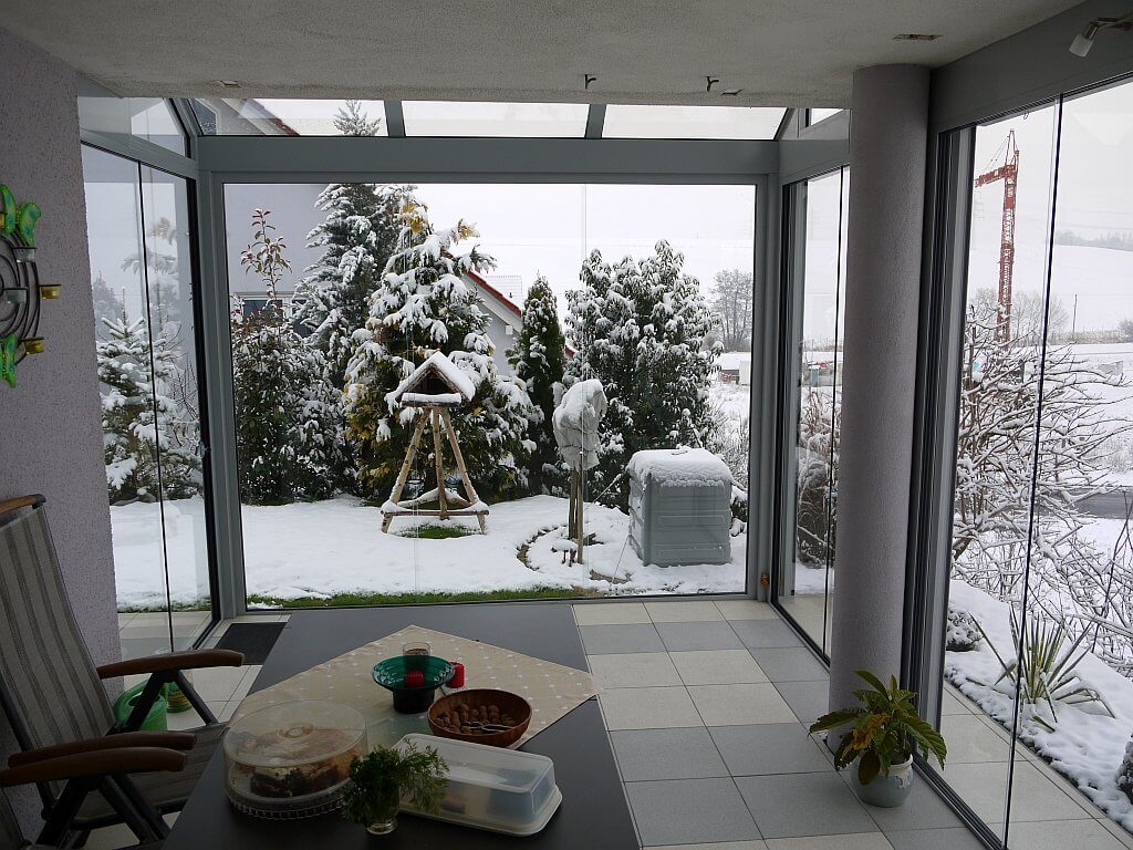 Kaltwintergarten Innenansicht