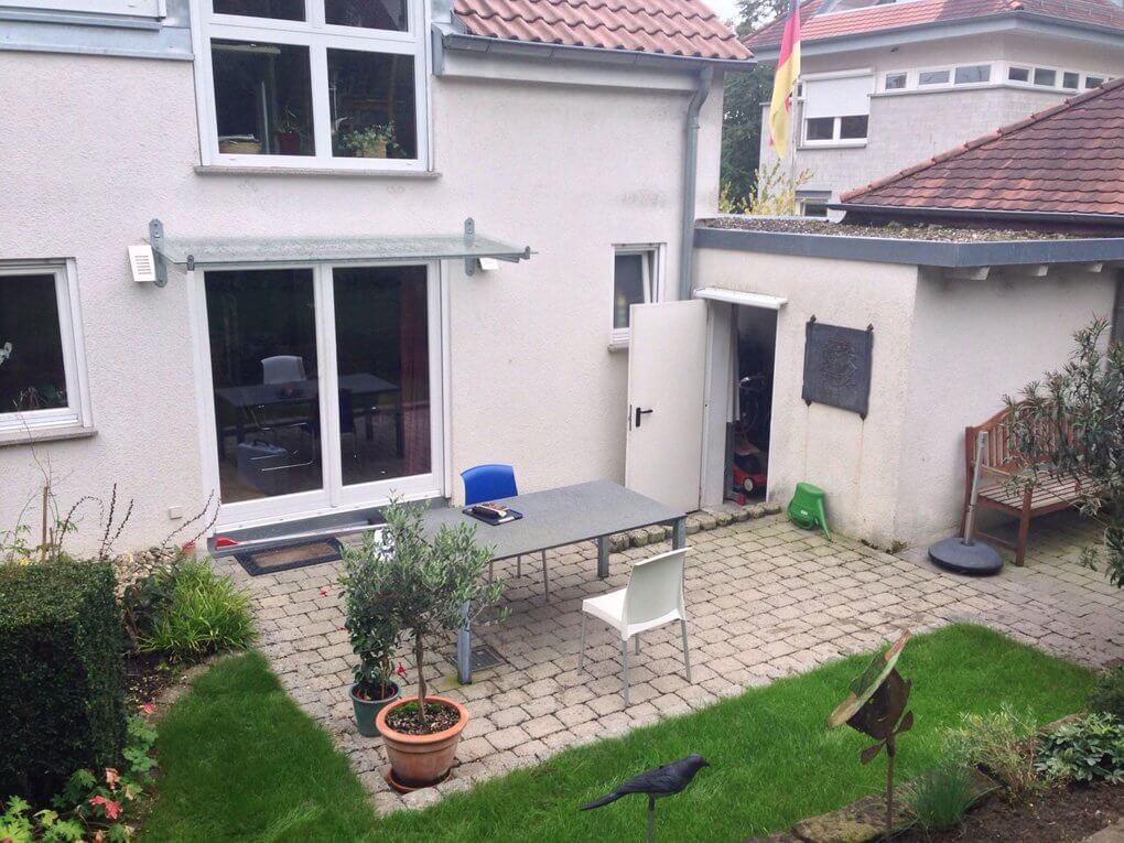 Beim Aufmass in Backnang