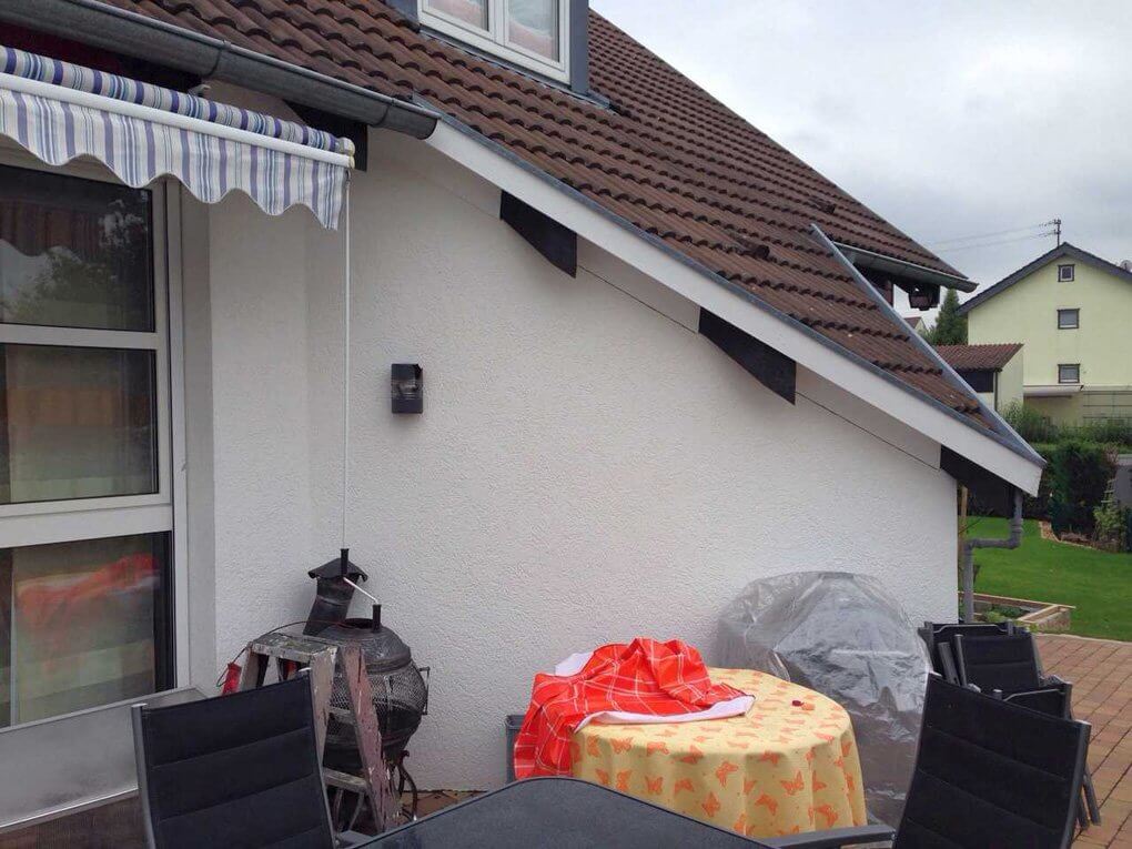 Beim Aufmass in Bad Rappenau