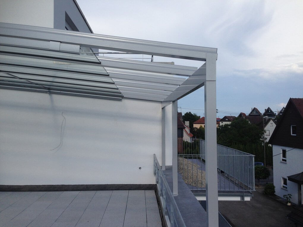 Das Terrassendach in Bietigheim