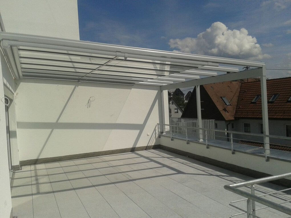 Das Terrassendach in Bietigheim