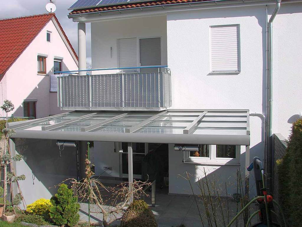 Das Glasschiebedach in Bönnigheim