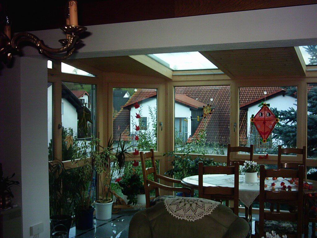 Innenansicht Wintergarten in Bretten