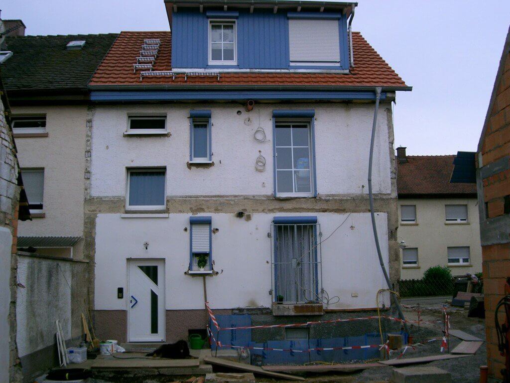 Beim Aufmass in Bruchsal