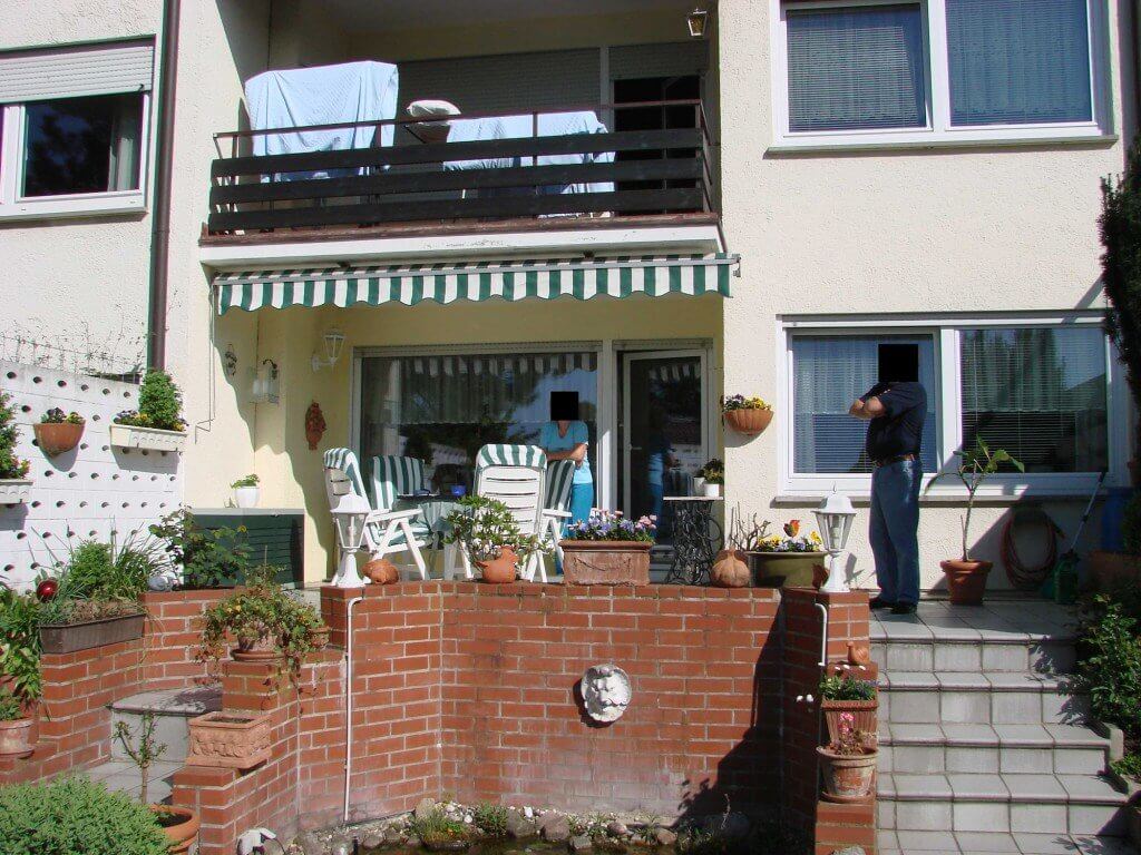 Beim Aufmass in Eppingen