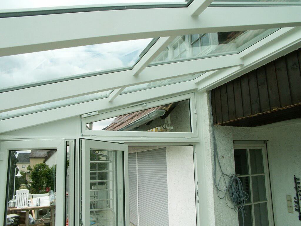 Kippfenster im Wintergarten