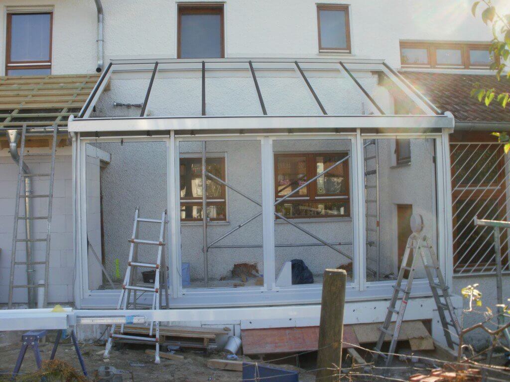 Montage der Konstruktion