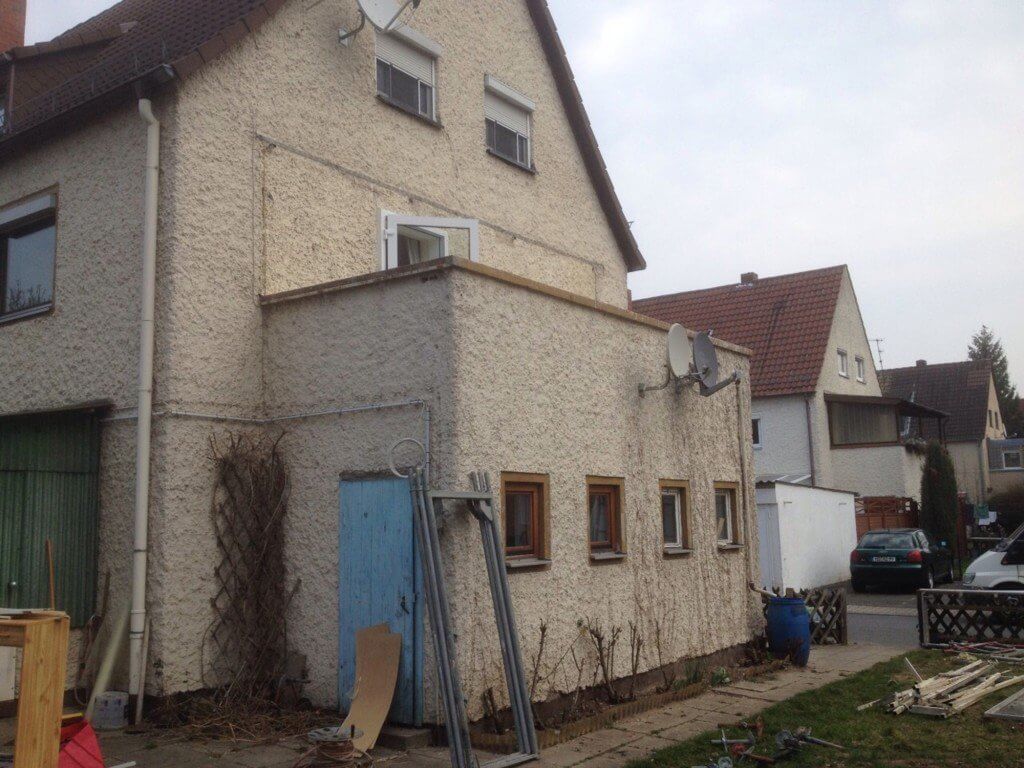 Montagebeginn in Gerlingen