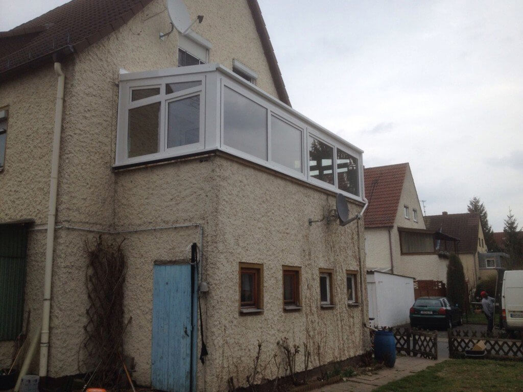 Wintergarten im Rohbau