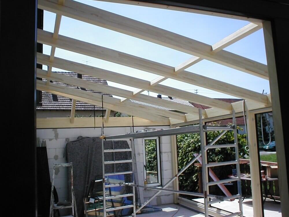 Innenansicht während der Montage