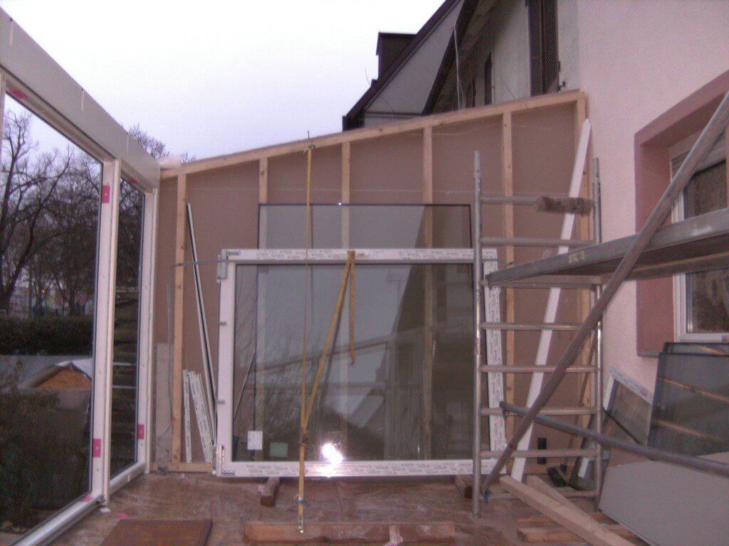 Brandschutzwand zum Nachbarn