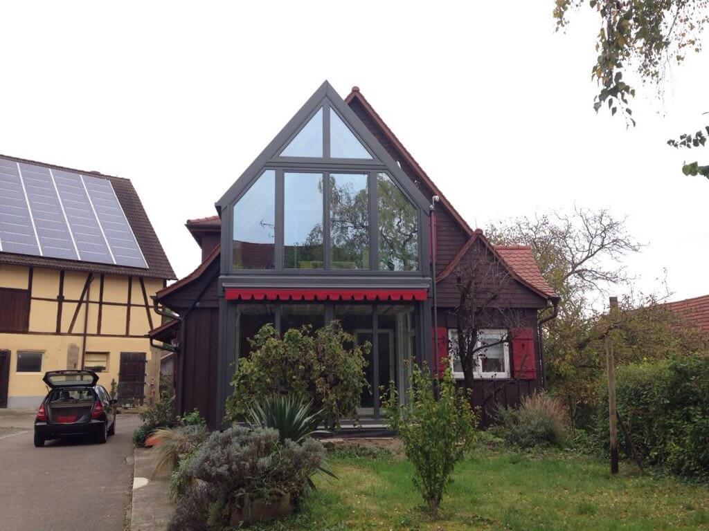 Satteldach Wintergarten