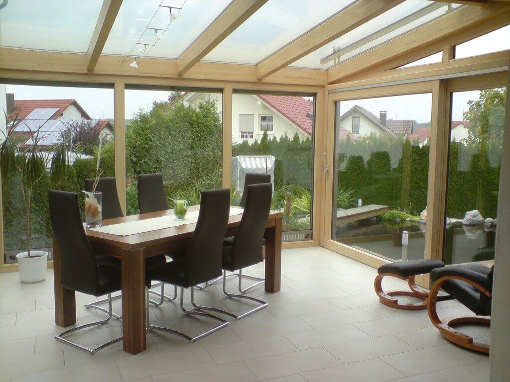 Innenansicht vom Wintergarten in Ludwigsburg