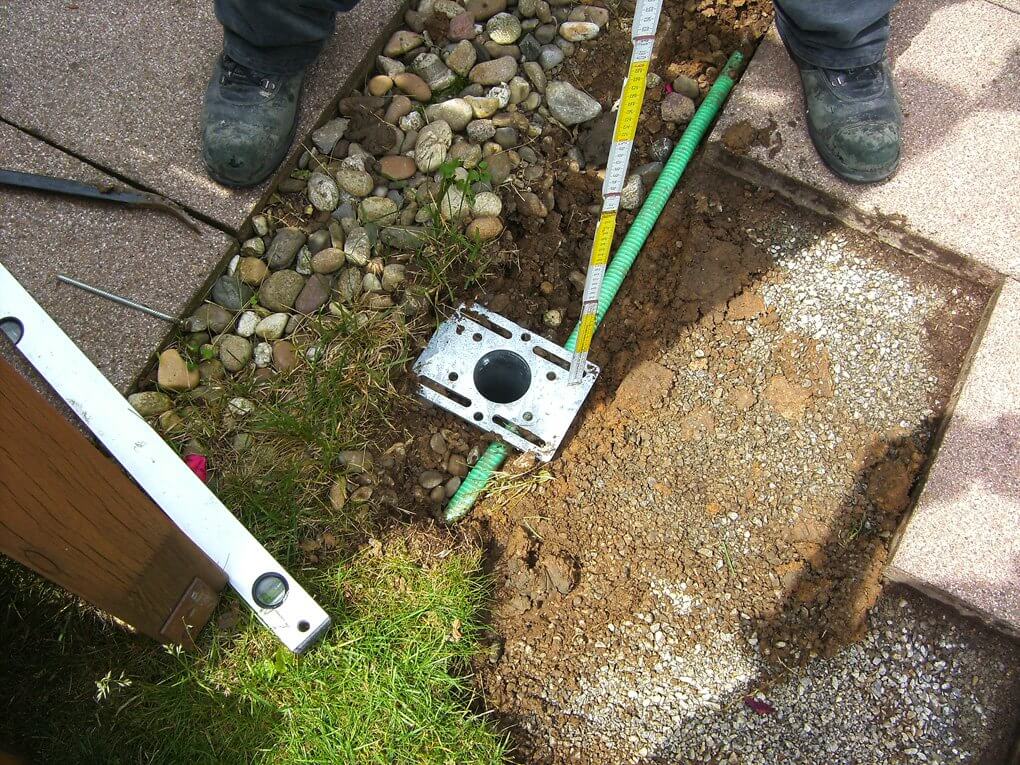 Fundament sitzt perfekt