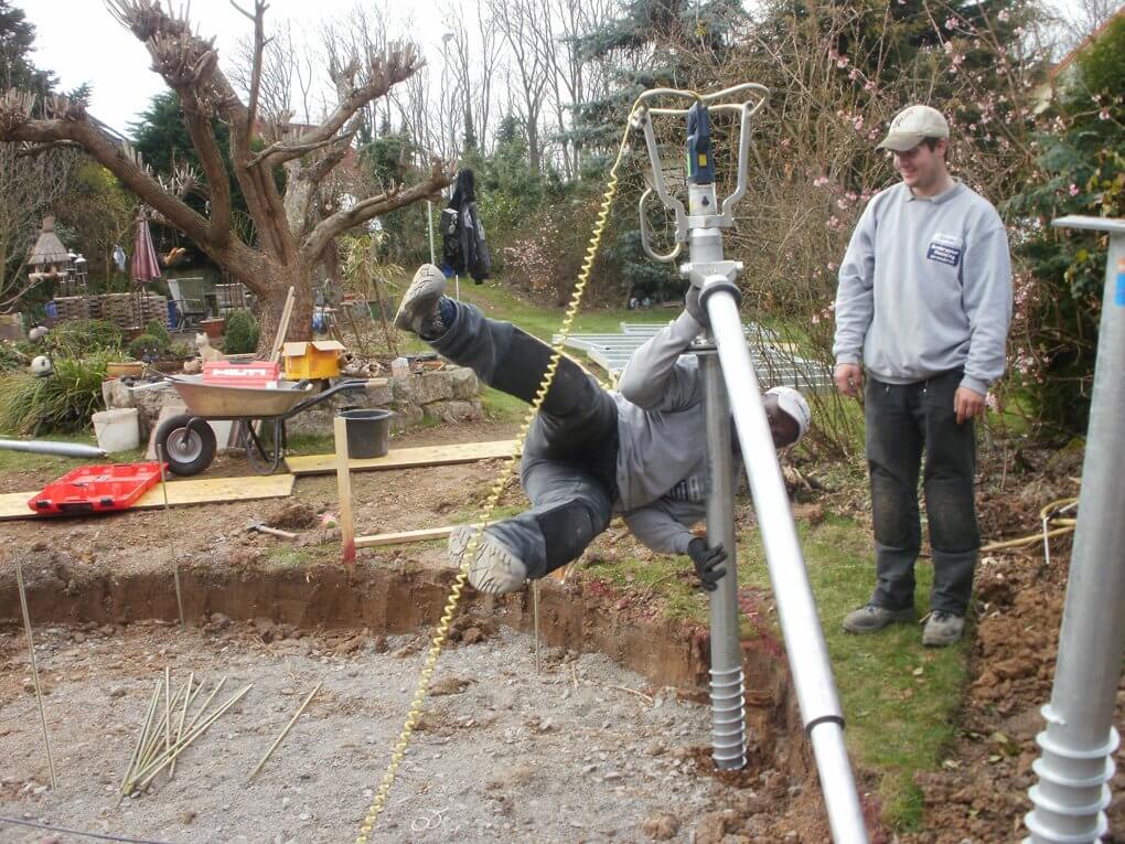 Oliver beim Belastungstest