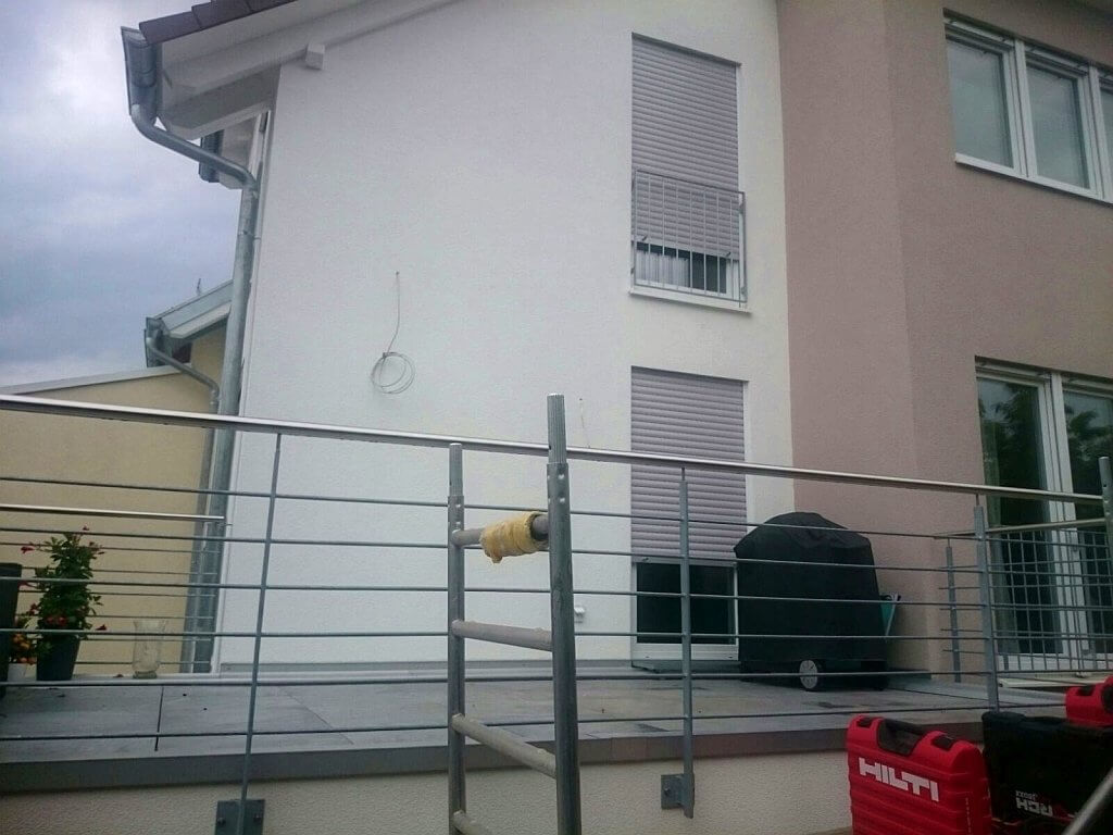 Beim Aufmass in Abstatt