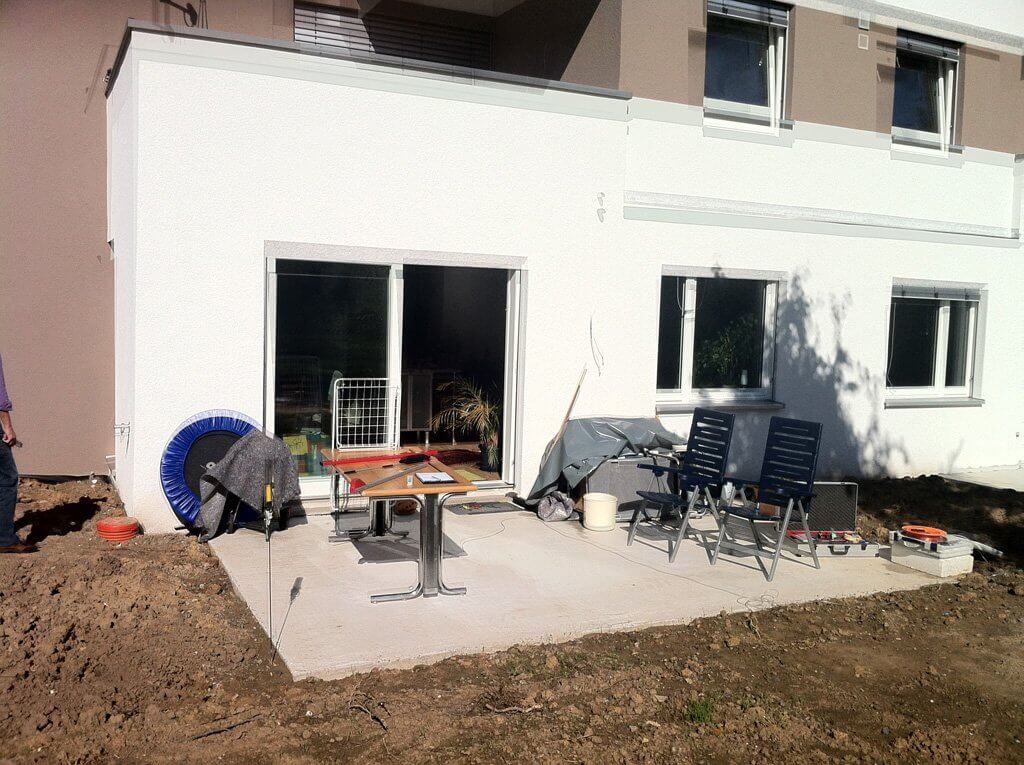 Beim Aufmass in Brackenheim