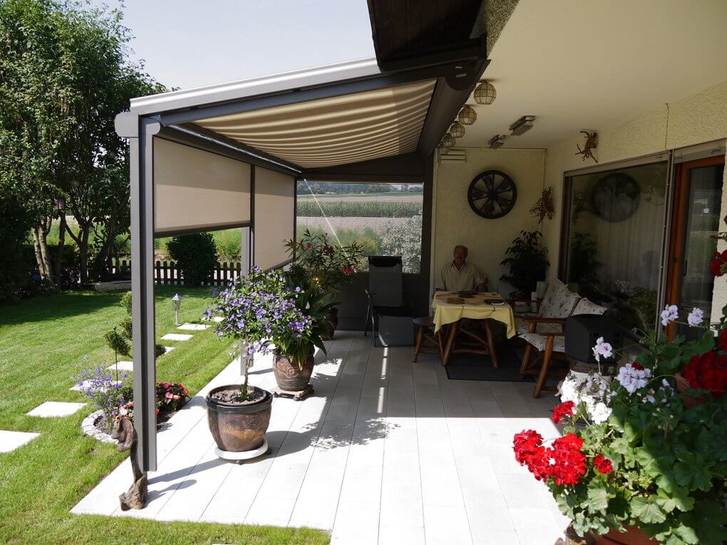 Innenansicht Terrassendach