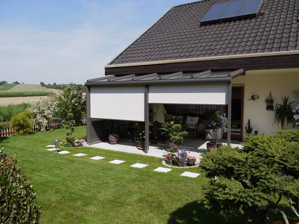 Terrassendach mit Zip-Screen