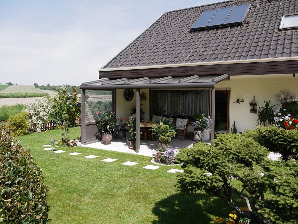 Das Terrassendach in Bretzfeld