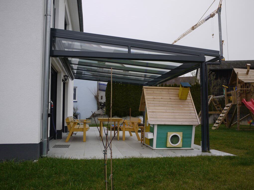 Das Terrassendach in Bruchsal